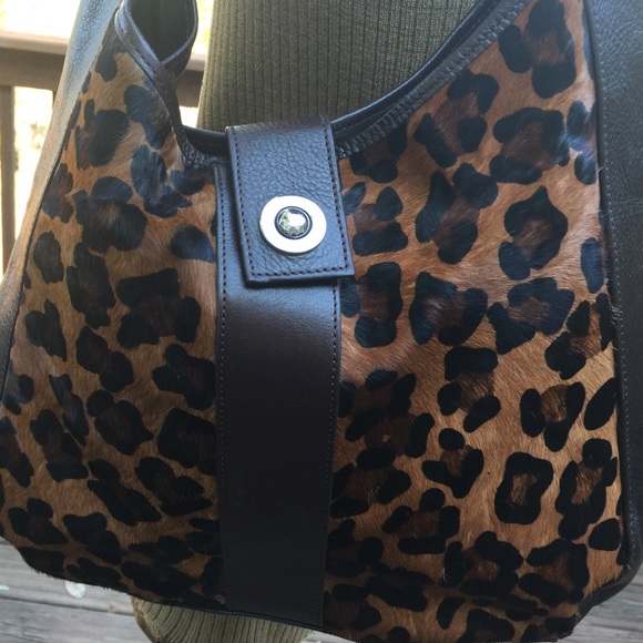 Calf hair leather hobo - Picture 3 of 4